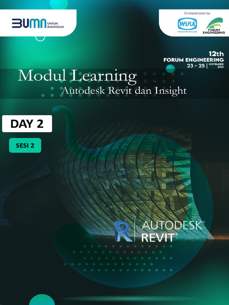 Modul Learning Revit Autodesk Sesi 2 | PDF | Seni