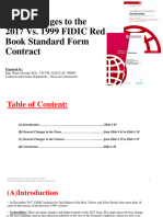Descoping The Work Under Fidic 1999 | PDF | Employment | Breach Of Contract
