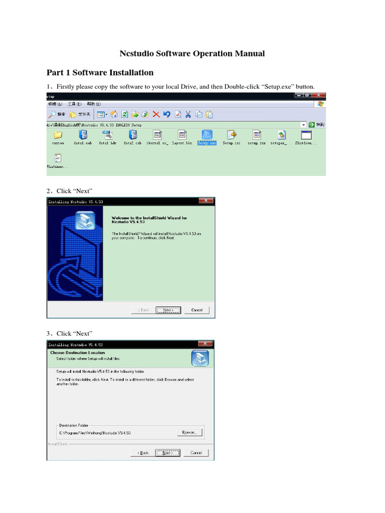 Ncstudio Software Installation Guide | PDF | Numerical Control ...