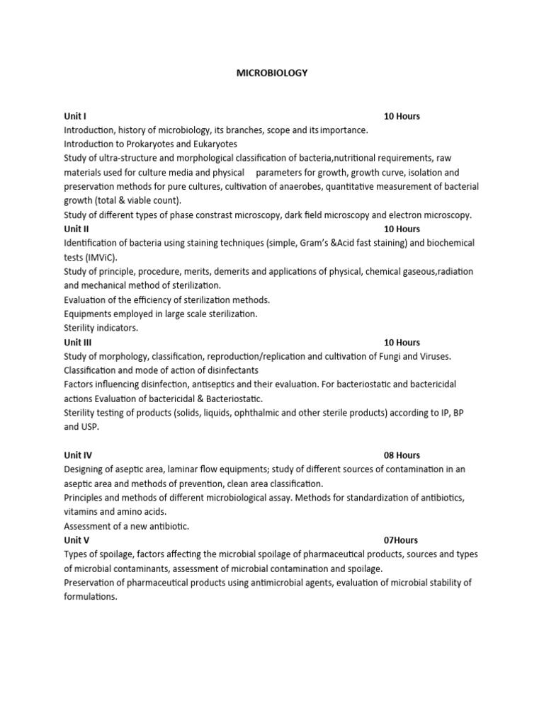 Microbiology Pdf Bacteria Microbiology