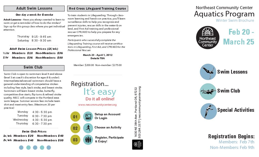 Aquatics Brochure - Winter 2012 | PDF