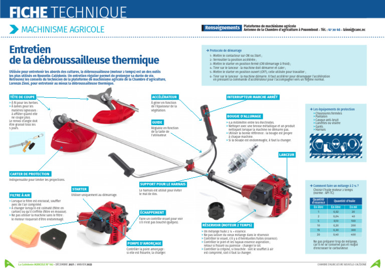 Entretien débroussailleuse thermique | PDF