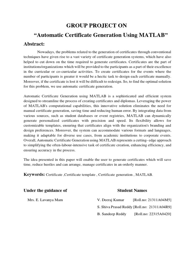 Group project pdf information science computer science