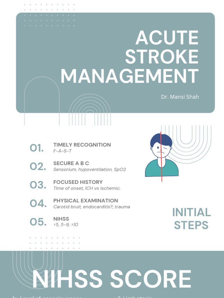 Acute Stroke Management | PDF | Stroke | Medical Specialties