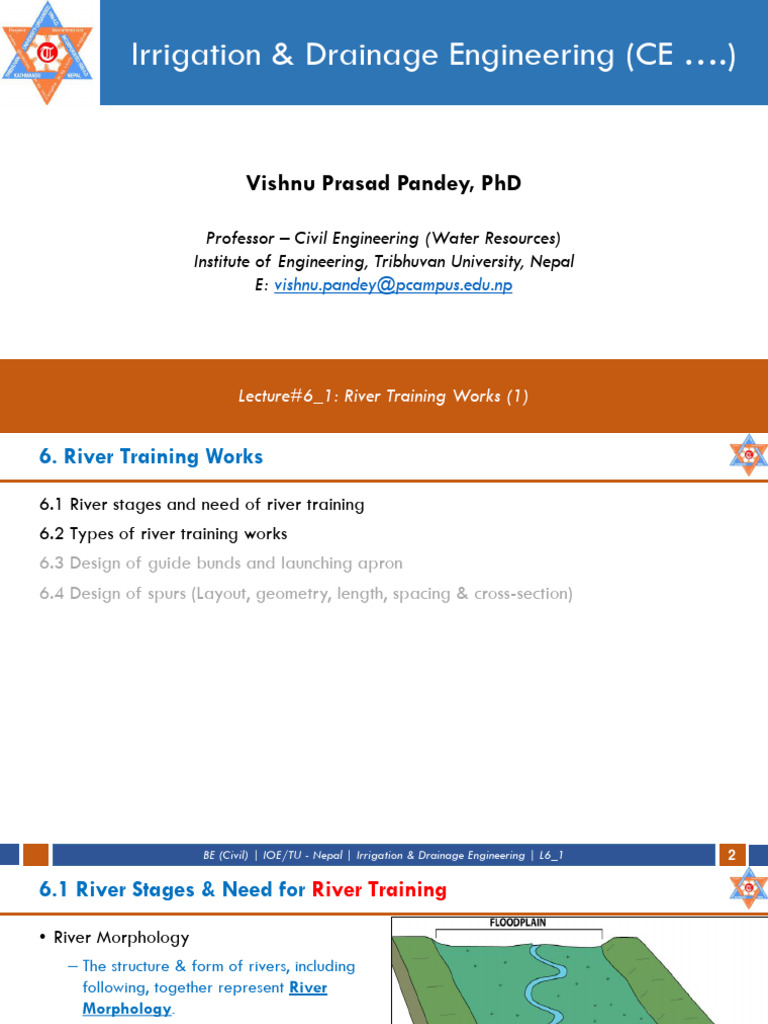 River Training Works in Nepal | PDF | Levee | River
