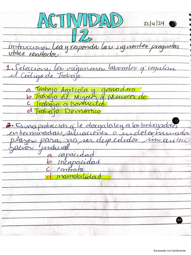 Actividad 12 | PDF