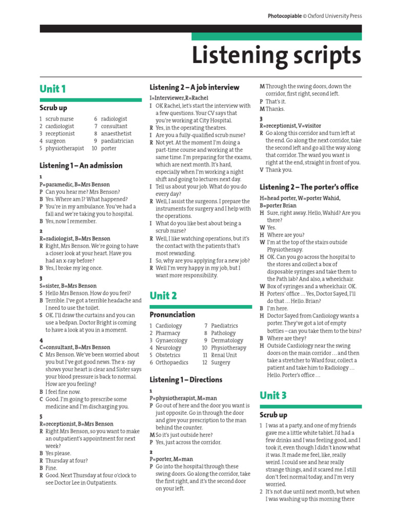 Nursing Job Interview and Patient Care | PDF | Clinical Medicine ...