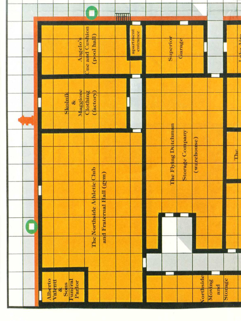 GangBusters (TSR) - MAP - District Map 2 | PDF