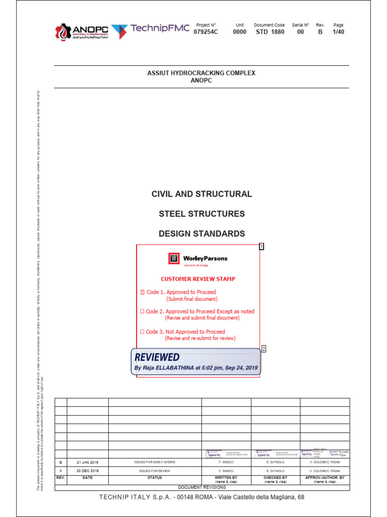 Civil and Structural Steel Structures Design Standards: 079254C 0000 ...