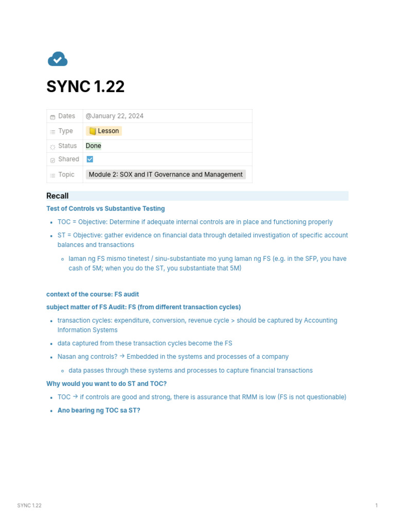 SOX Section 302 Overview and Implications | PDF | Internal Control ...