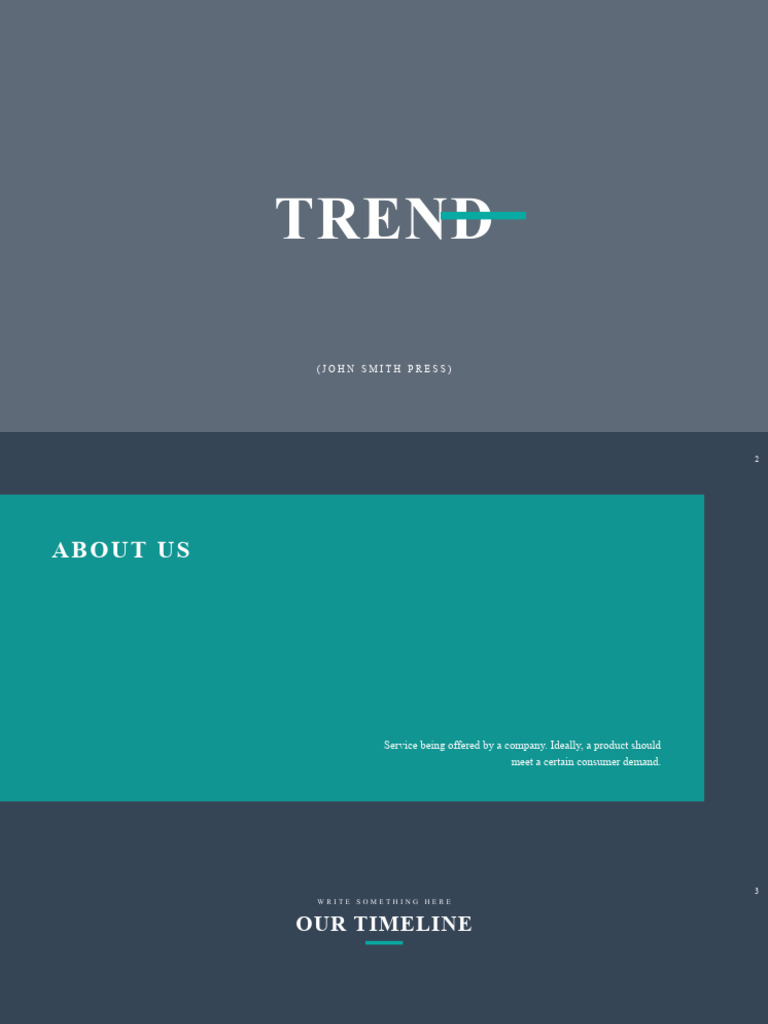 Trend Powerpoint Template Dark Pdf Prices Demand