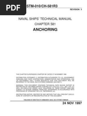Navsea S9086-TV-STM-010 - CH-581 | PDF | Anchor | Ships