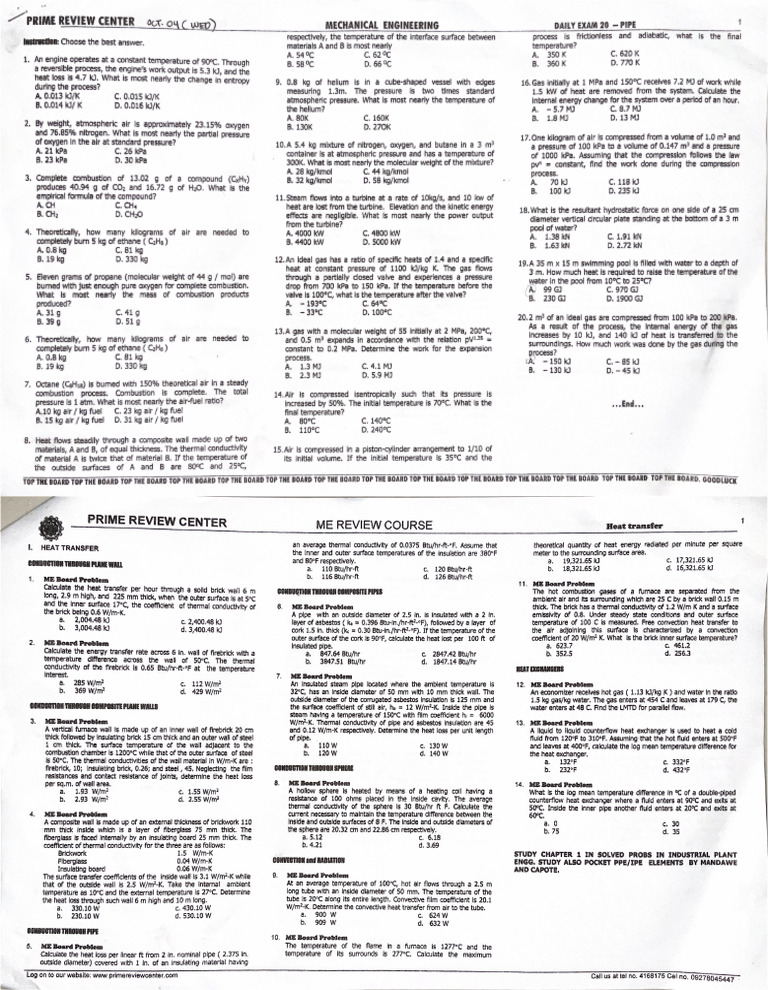 D27 Heat Transfer | PDF