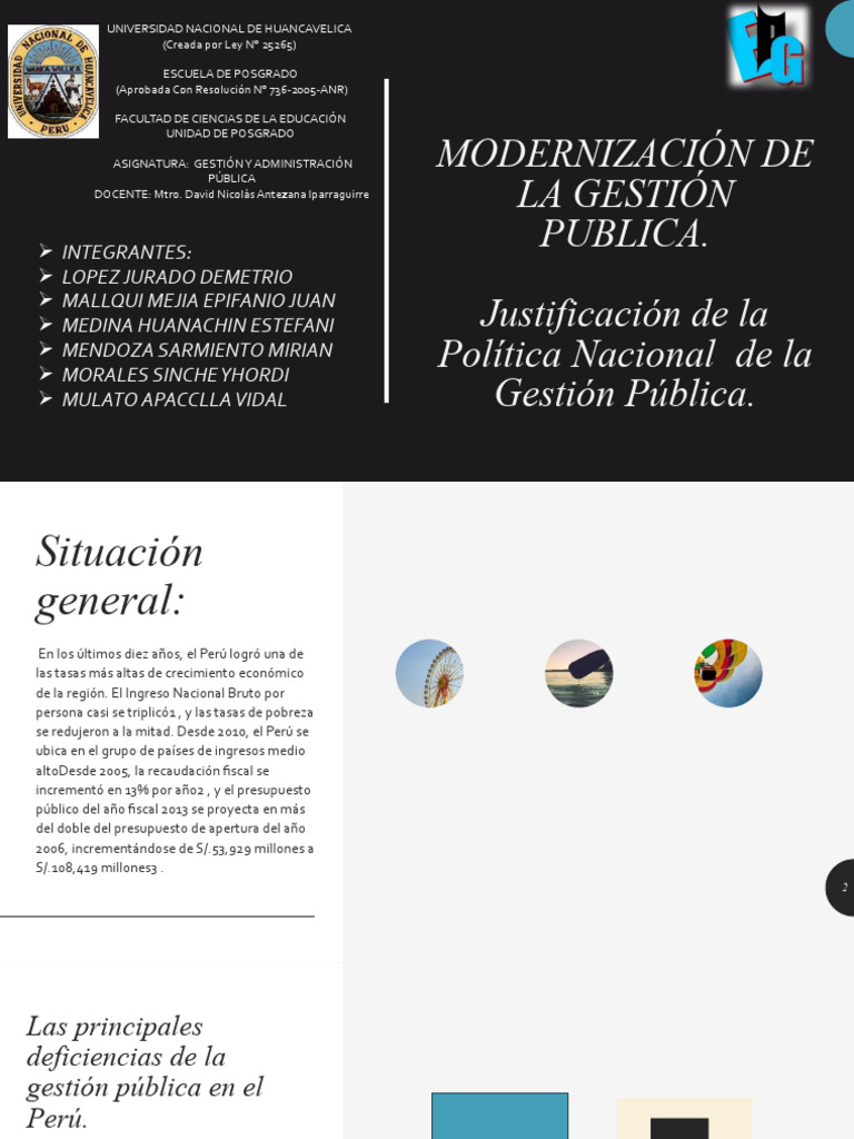 Modernización de La Gestión Publica | PDF | Microsoft PowerPoint ...