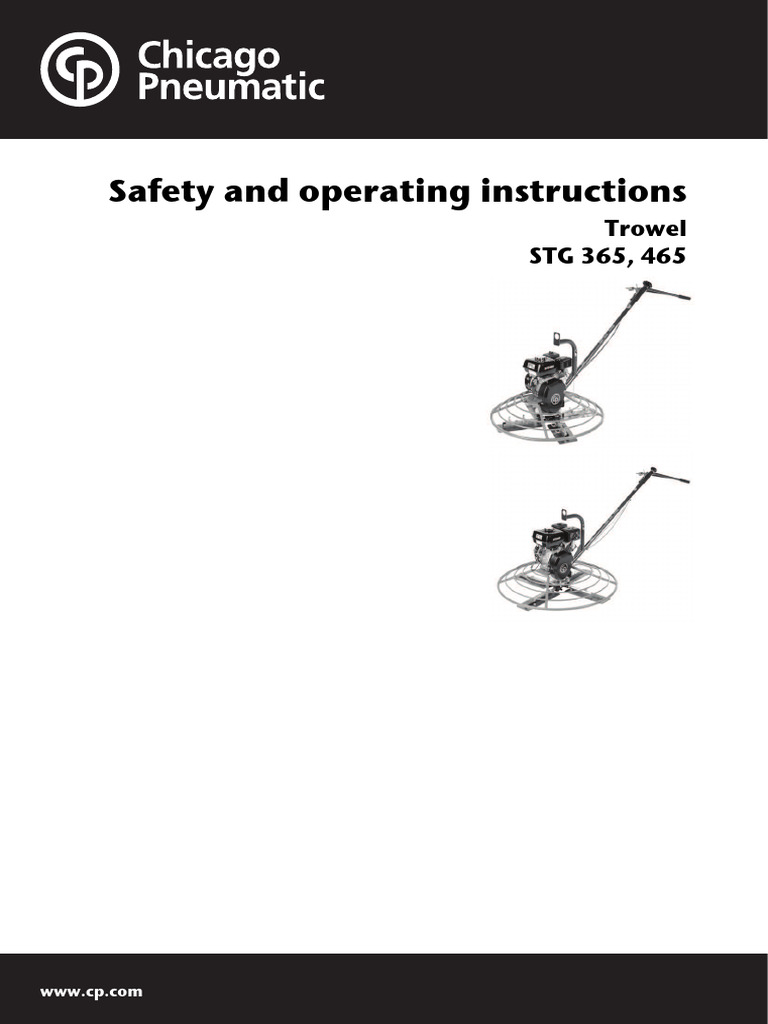 STG-36.45 Operation Manual | PDF | Occupational Safety And Health ...
