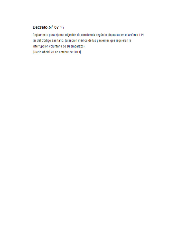 Decreto 67 | PDF