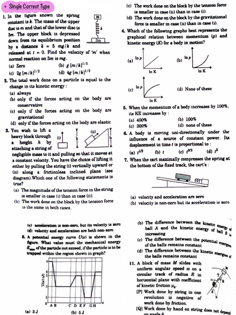 WORK AND POWER PRACTICE PROBLEMS PDF visual data 3