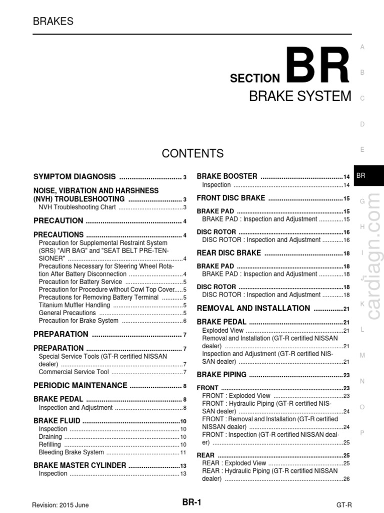 Brake System: Section | PDF | Airbag | Brake