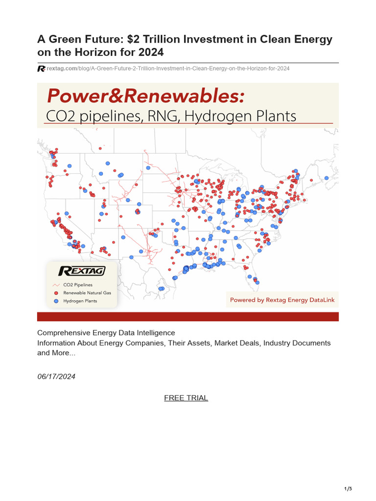 $2 Trillion Clean Energy Investment 2024 | PDF | Renewable Energy ...