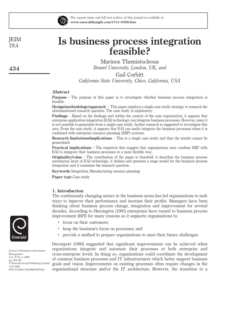 Sap Business Process Integration Pdf Enterprise Resource Planning