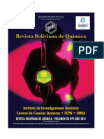 Bolivian Journal of Chemistry Vol 28 N 2 2011 Front Cover