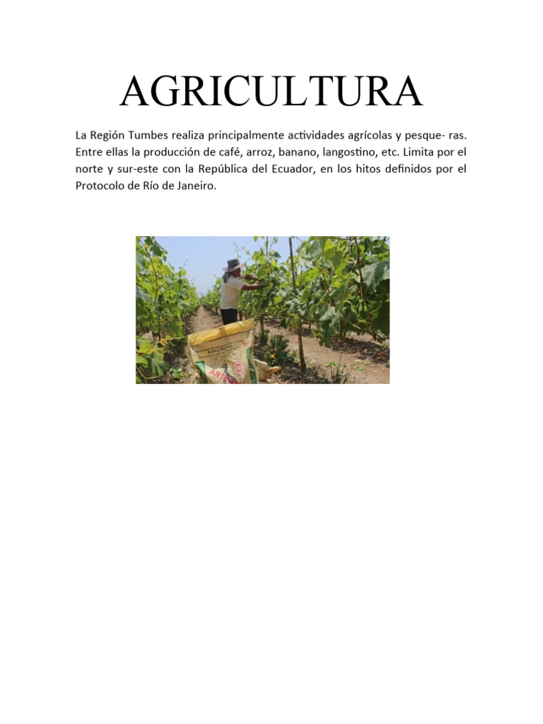 AGRICULTURA | PDF