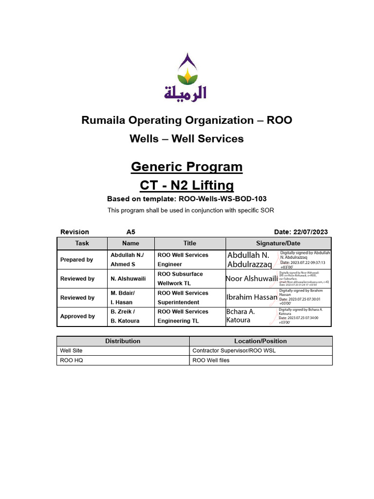 Roo Wells Ws Bod 103 A5 CT n2 Lifting | PDF | Pump | Pipe (Fluid ...