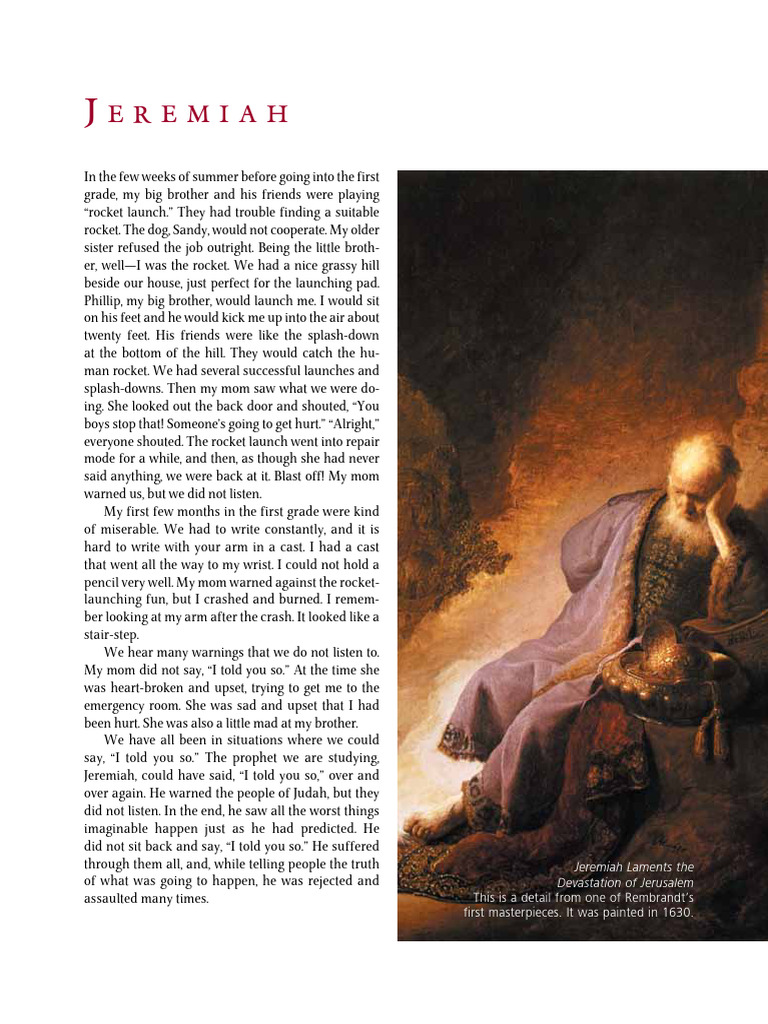 Jeremiah | PDF | Jeremiah | Babylonian Captivity