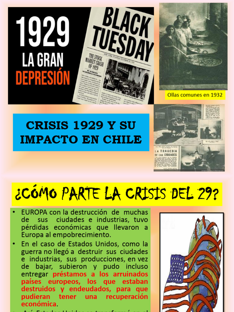 Impacto de la Crisis del 29 en Chile | PDF | Gran depresion | Chile