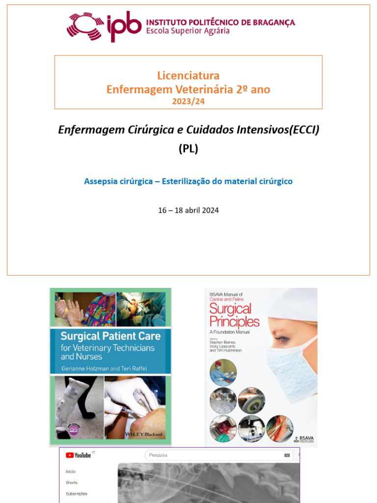 Ecci P7 Assepsia Cirurgica Esterilização Pdf Esterilização