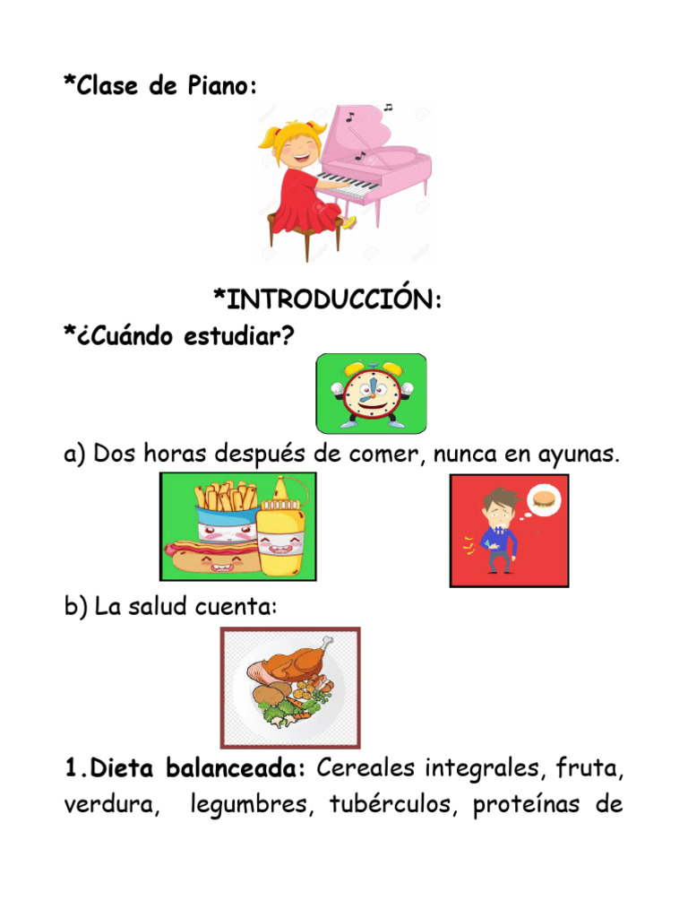 Clase de Piano | PDF | Clave | Tempo