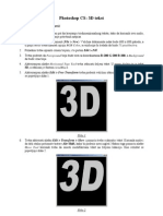 Photoshop CS - 3D Tekst 2
