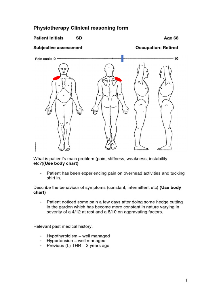 Rotator Cuff Assessment for Shoulder Pain | PDF | Shoulder | Diseases ...