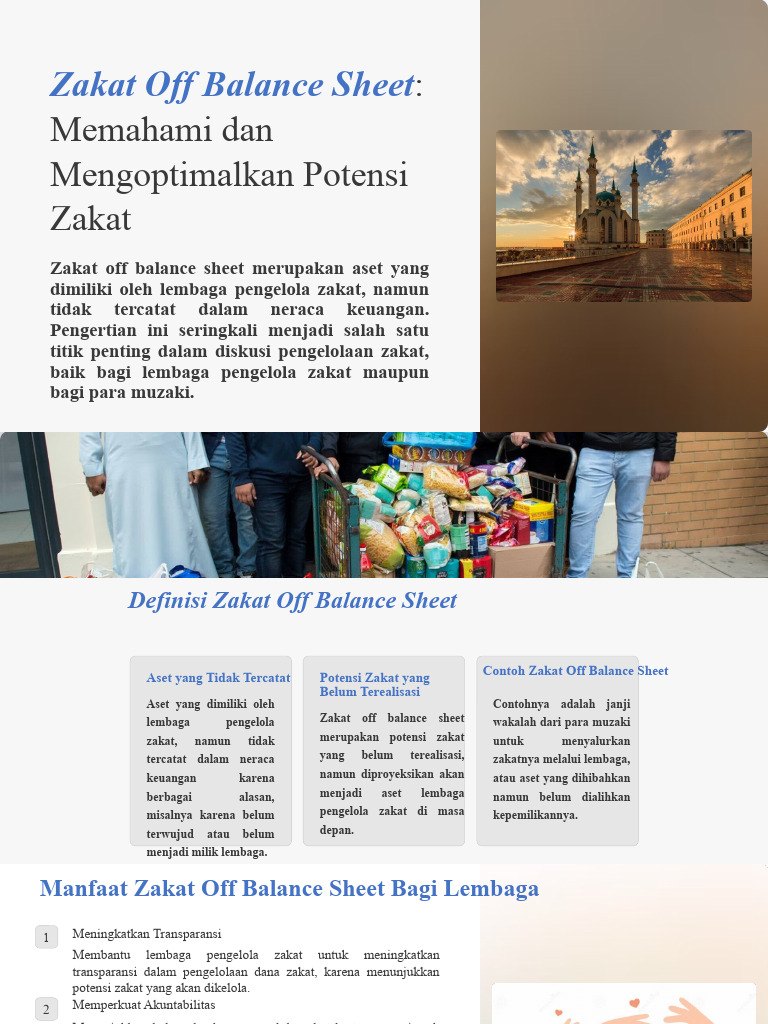 Zakat Off Balance Sheet - 2024 - New | PDF | Pengelolaan Keuangan & Uang