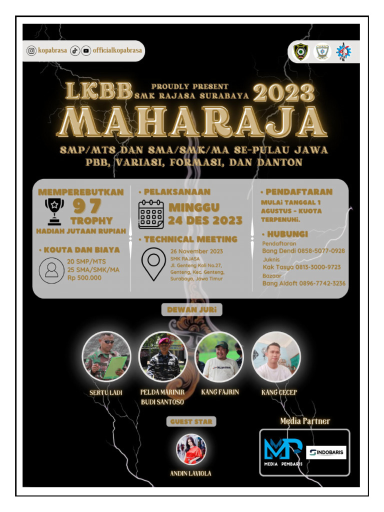 LKBB Maharaja 2023 di SMK Rajasa | PDF