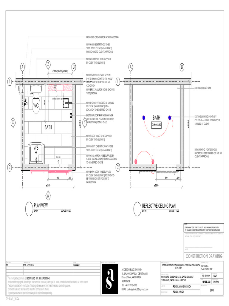 Lorong Enggang - Bath (R01) | PDF | Shower | Building Engineering