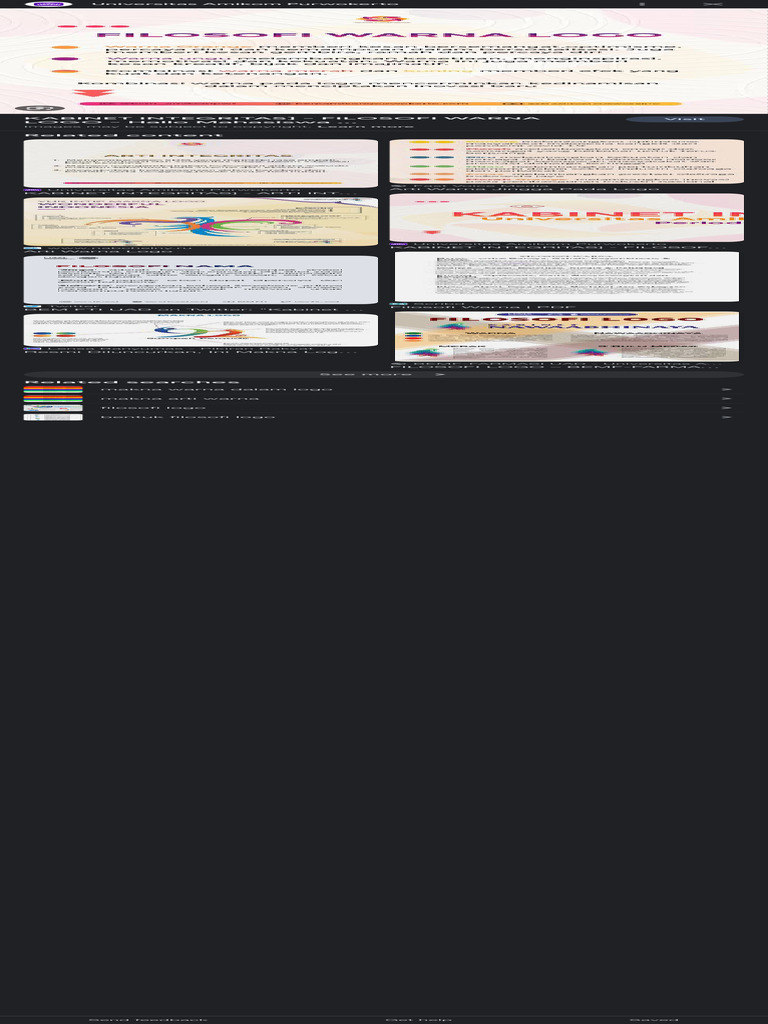 Filosofi Warna Biru Kampus Google Search Pdf