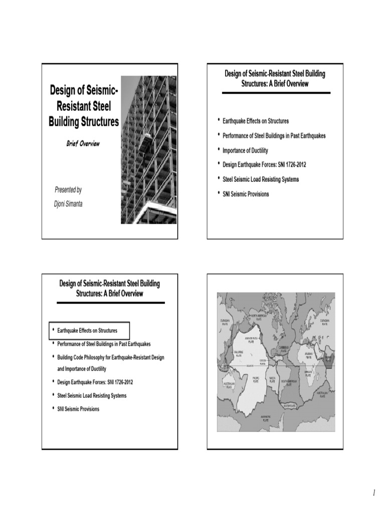 Seismic-Resistant Steel Building Design | PDF | Buckling | Beam (Structure)