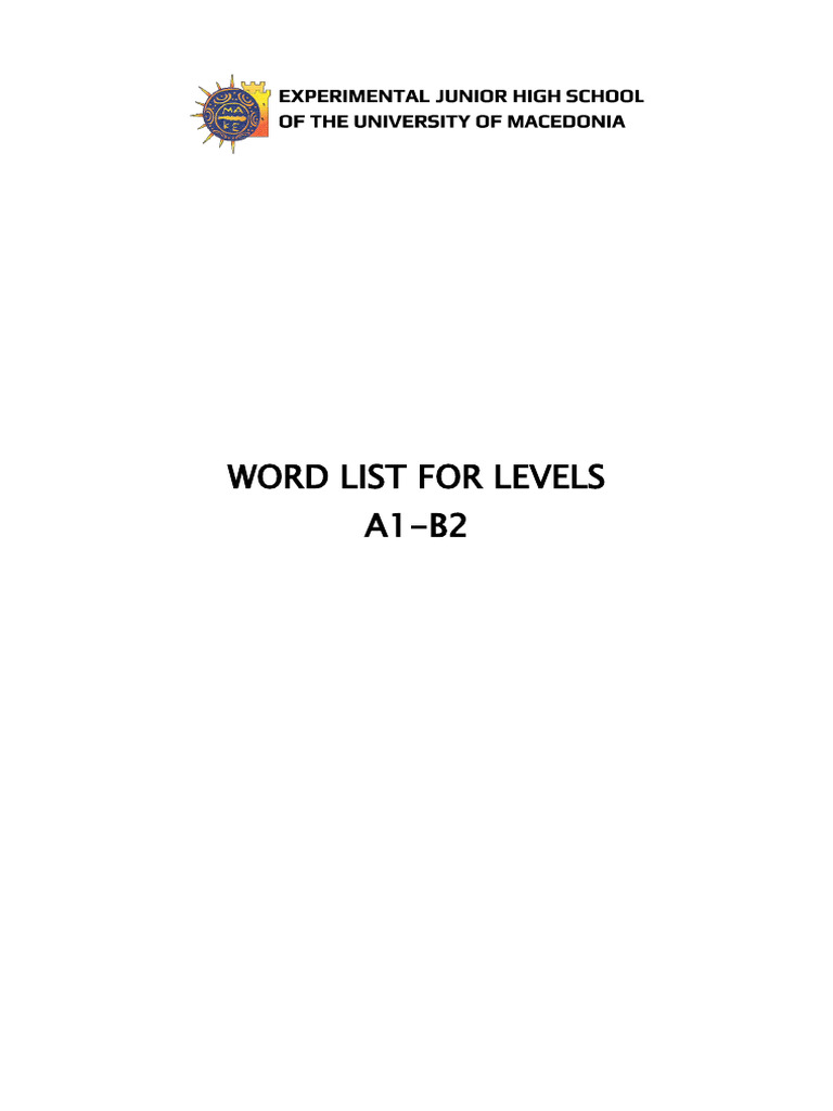 Wordlist Spelling Bee Secondary School Pdf Verb Adverb