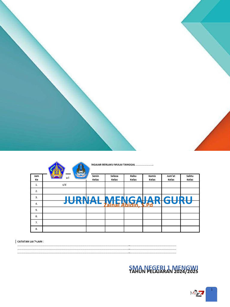 Jurnal Guru Mengajar | PDF