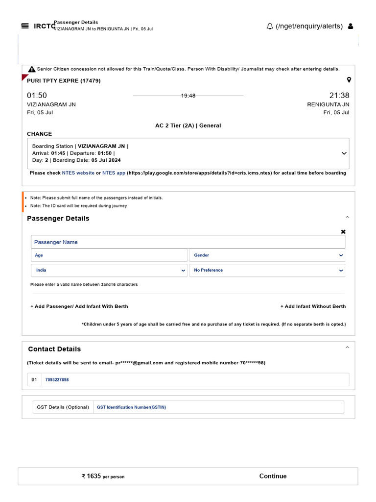 Irctc next generation eticketing system pdf identity document