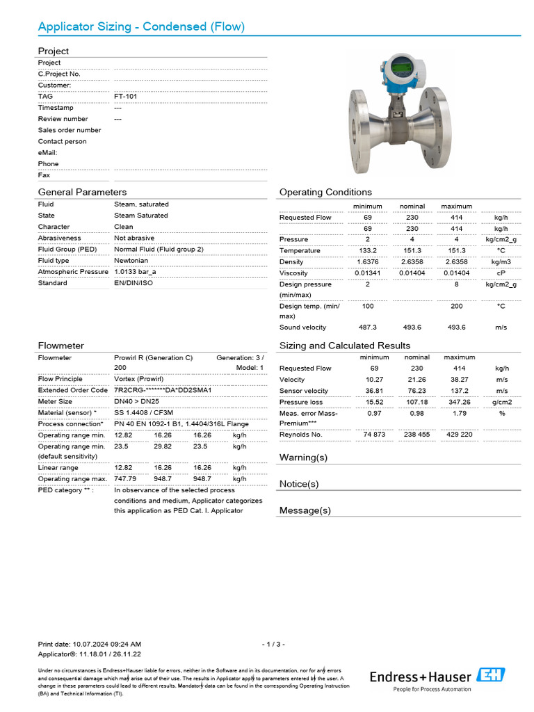 Sizing FLO 7R2C 20240710T092409Z009 | PDF | Flow Measurement | Pressure