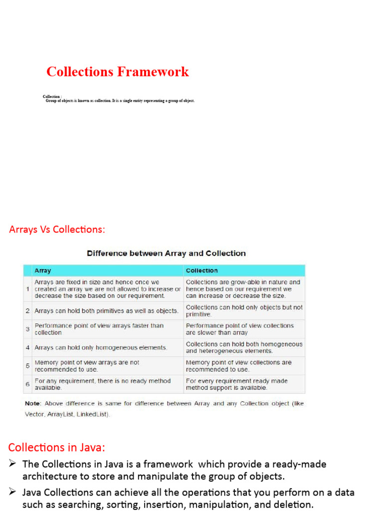 Collections Framework | PDF | Queue (Abstract Data Type) | Software ...