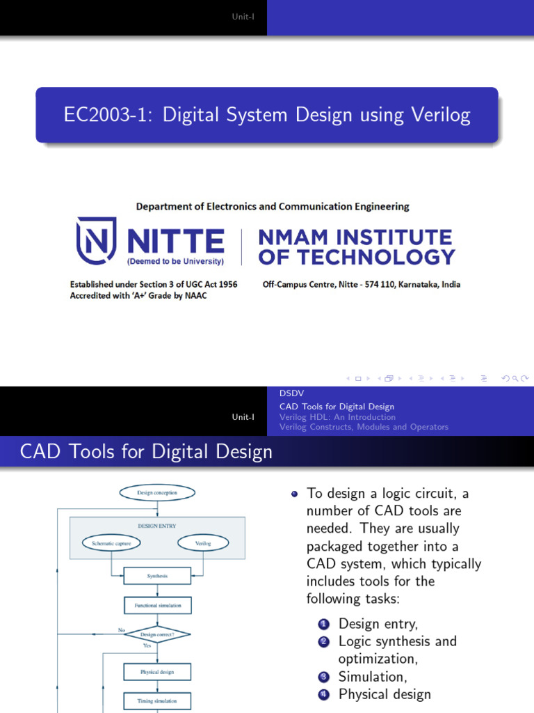 02 DSD Presentation PDF Hardware Description Language Logic Synthesis