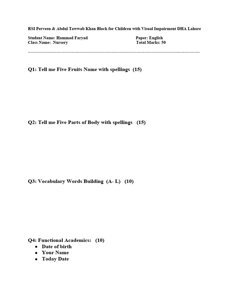Hammad Papers | PDF