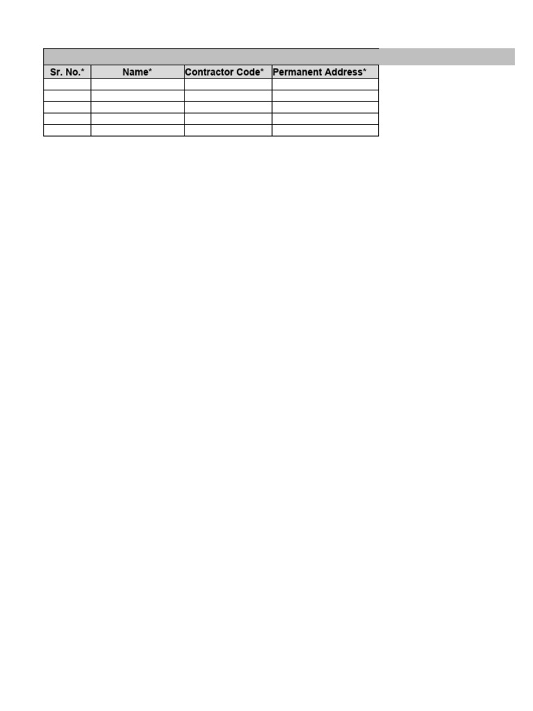 Configuration data template contractor pdf