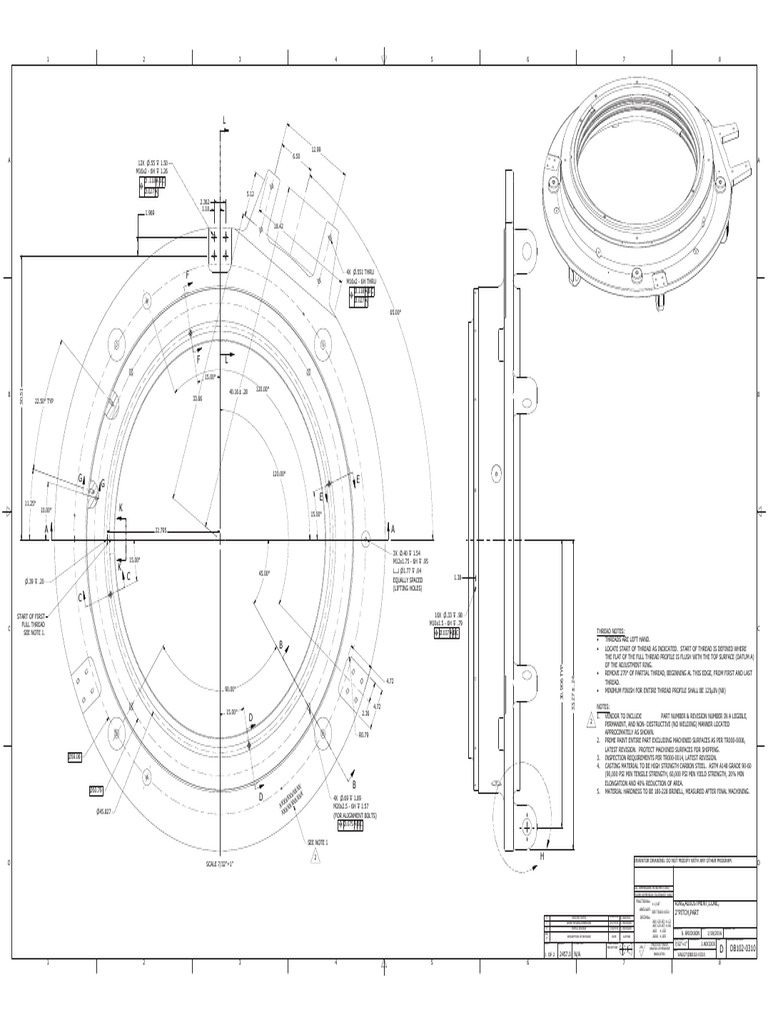 Adjustment Cone Ring Drawing DB102-0310 | PDF | Building Materials ...