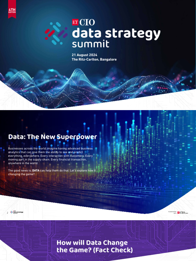 Data Strategy Summit 2024 Overview | PDF | Analytics | Artificial ...