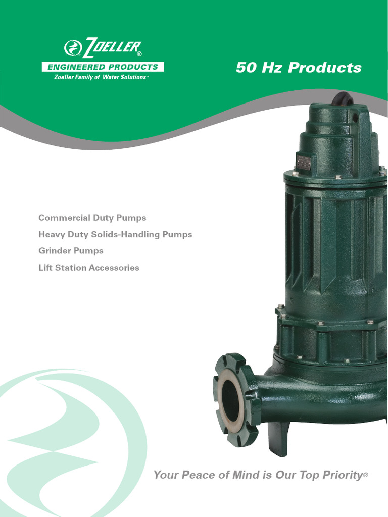 Zoeller Engineered Products Catalogue 2015 | PDF | Pump | Solid