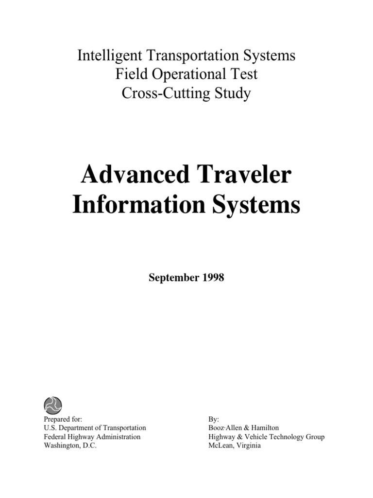 Advanced Traveler Information Systems: Intelligent Transportation ...